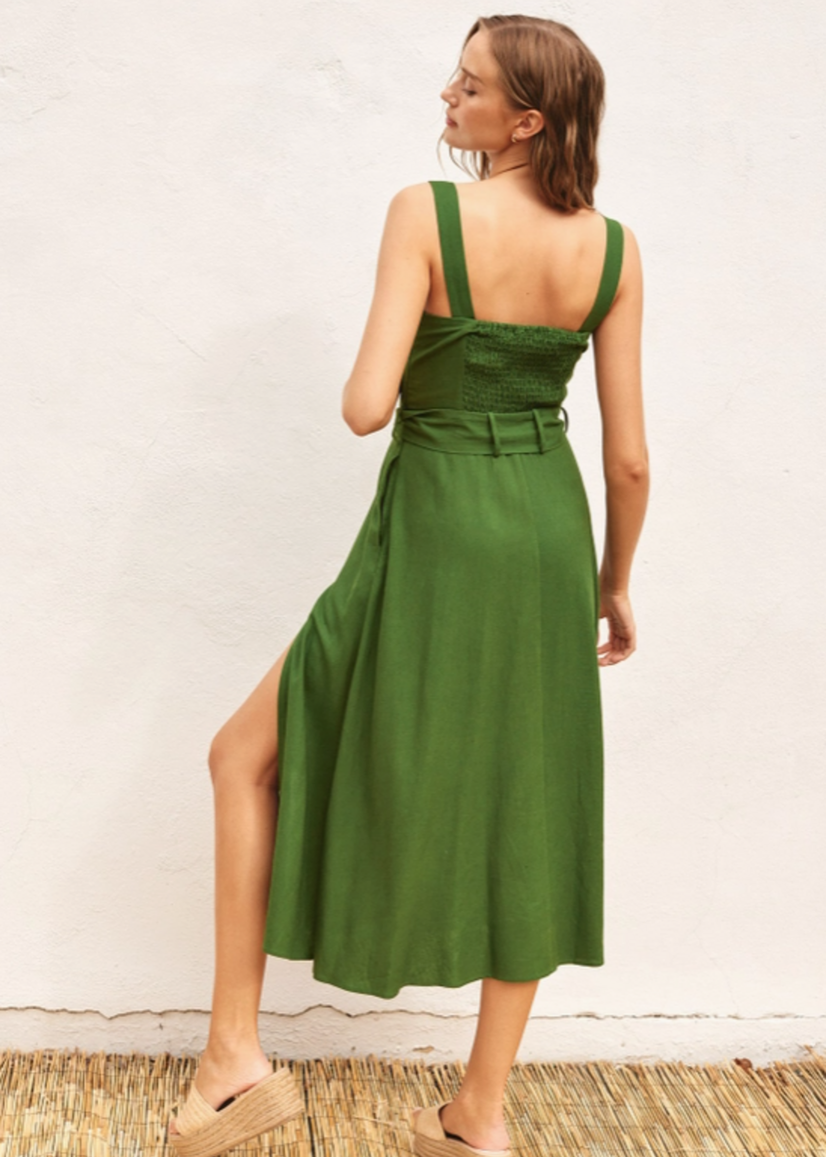 Heaven Sent Buckle Maxi Dress