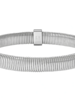 Wren Coil Bracelet Silver