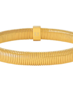 Wren Coil Bracelet Gold
