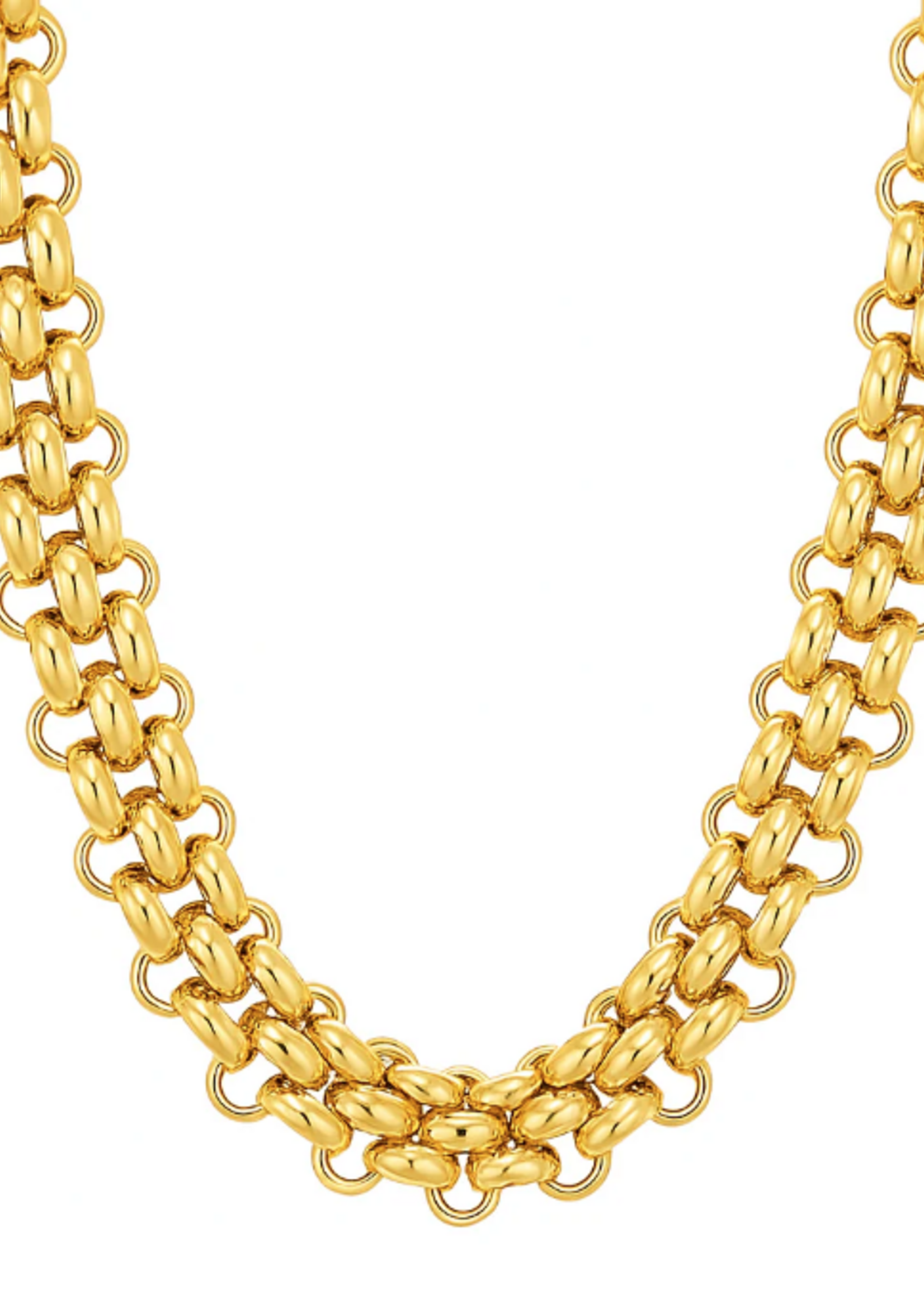 Rosalinda Chunky Chain Toggle Necklace