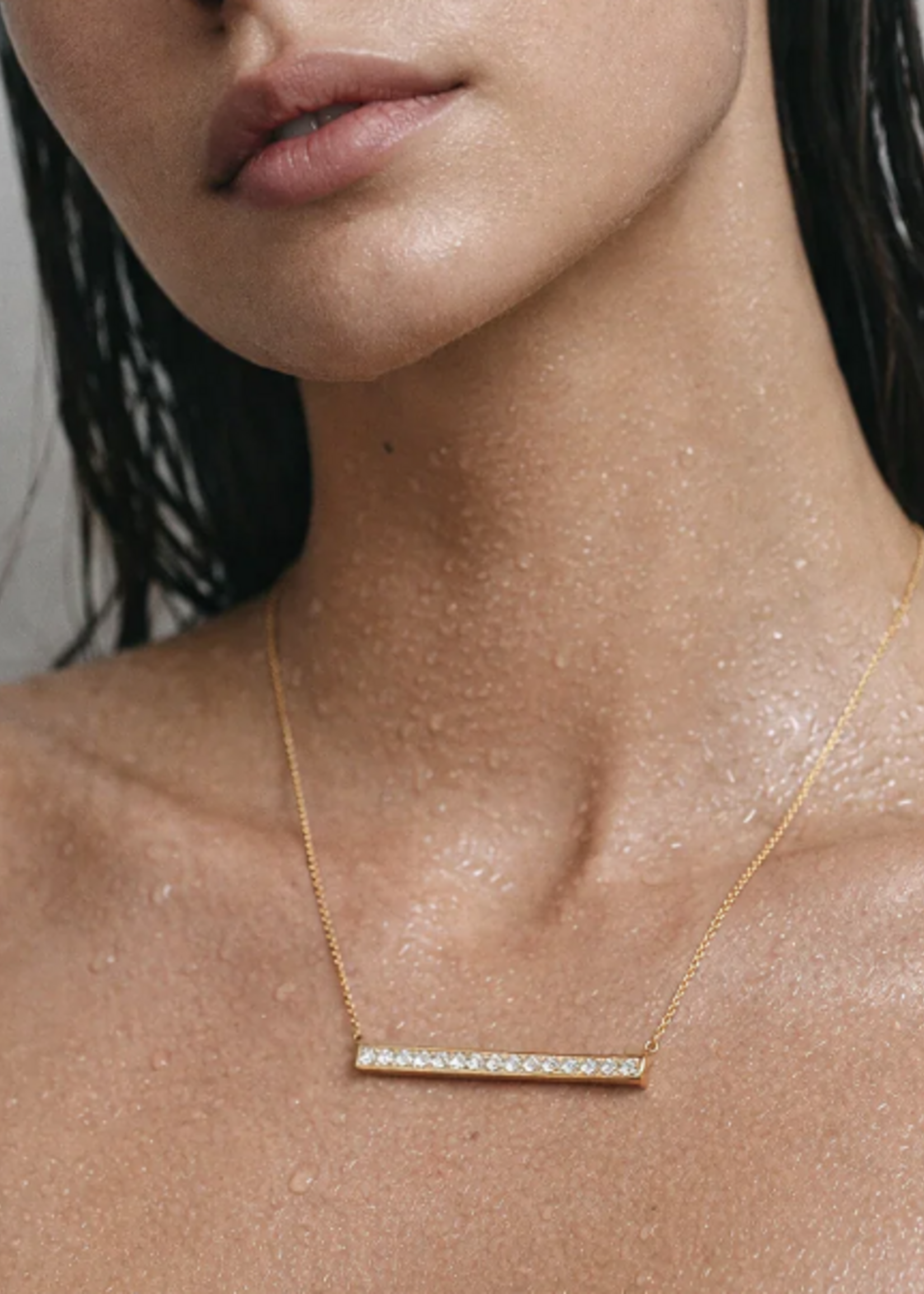 Lorenza Horizontal Bar Necklace