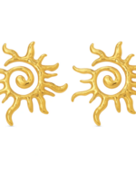 Danica Oversized Sun Earring
