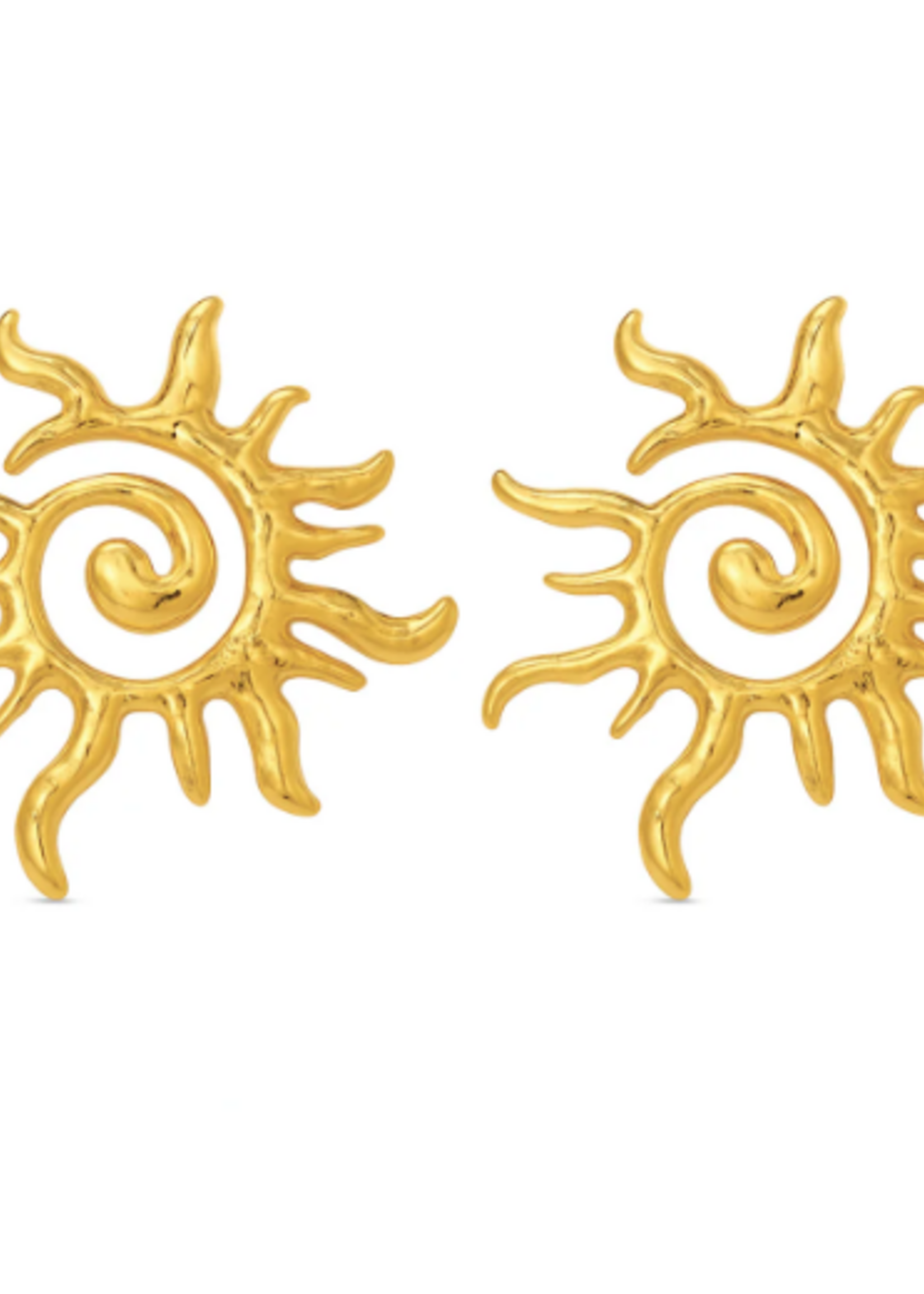 Danica Oversized Sun Earring