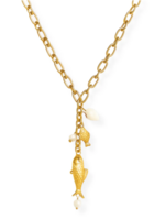 Amity Fish Lariat Necklace