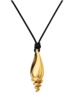 Amaya Oversized Shell Cord Necklace