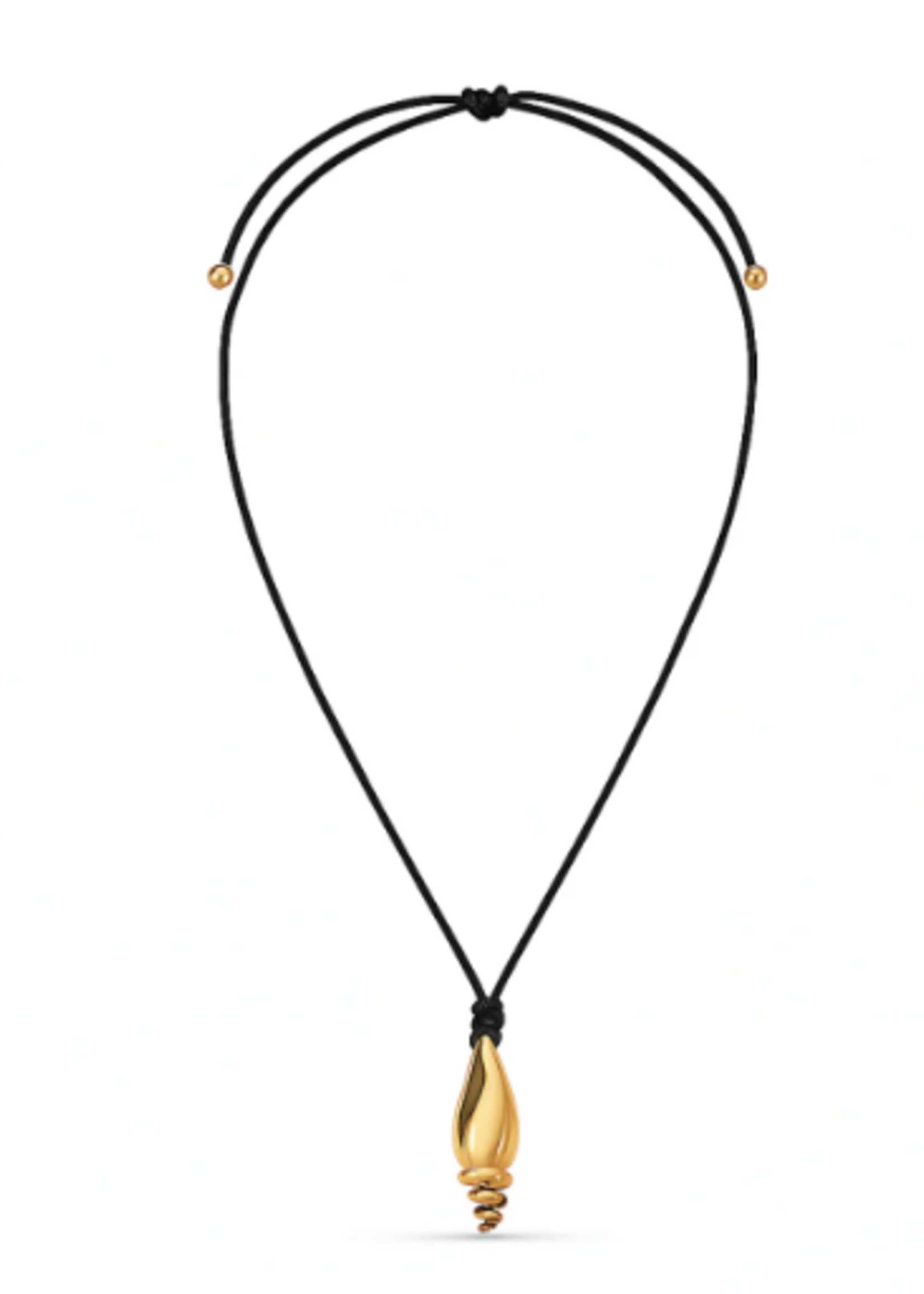 Amaya Oversized Shell Cord Necklace