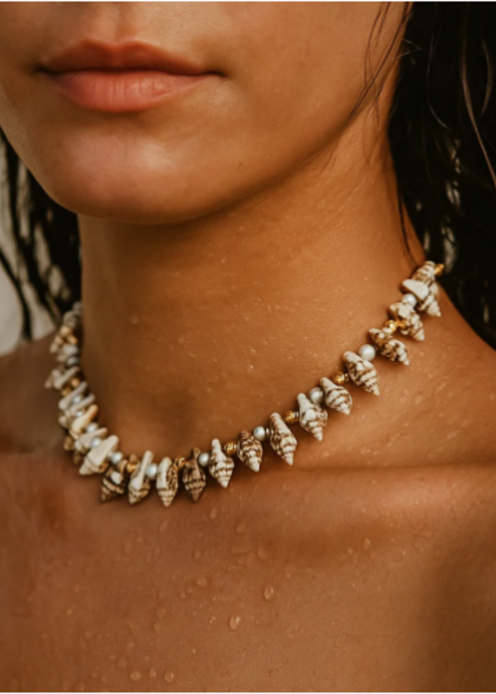 Aydi Shell Choker Necklace