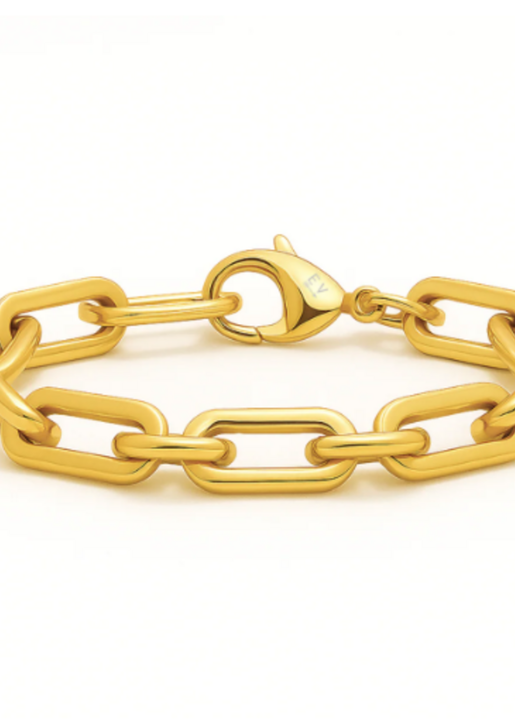 Gage Oversized Link Bracelet Gold