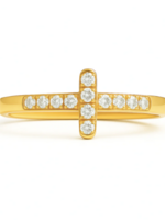 Brooks Sideways Cross Ring Size 6