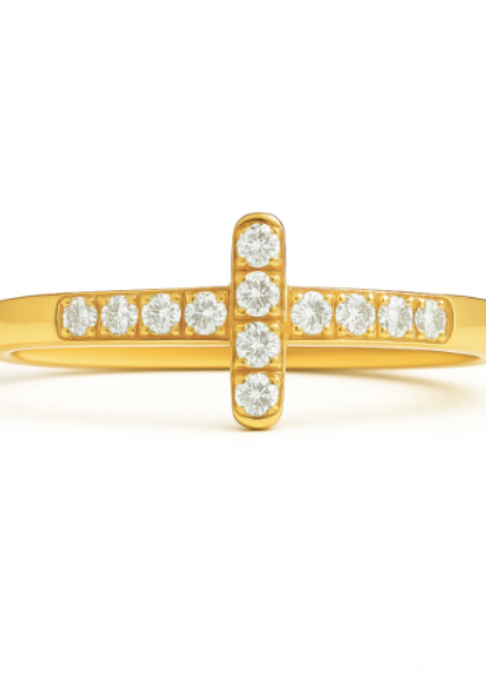 Brooks Sideways Cross Ring Size 7