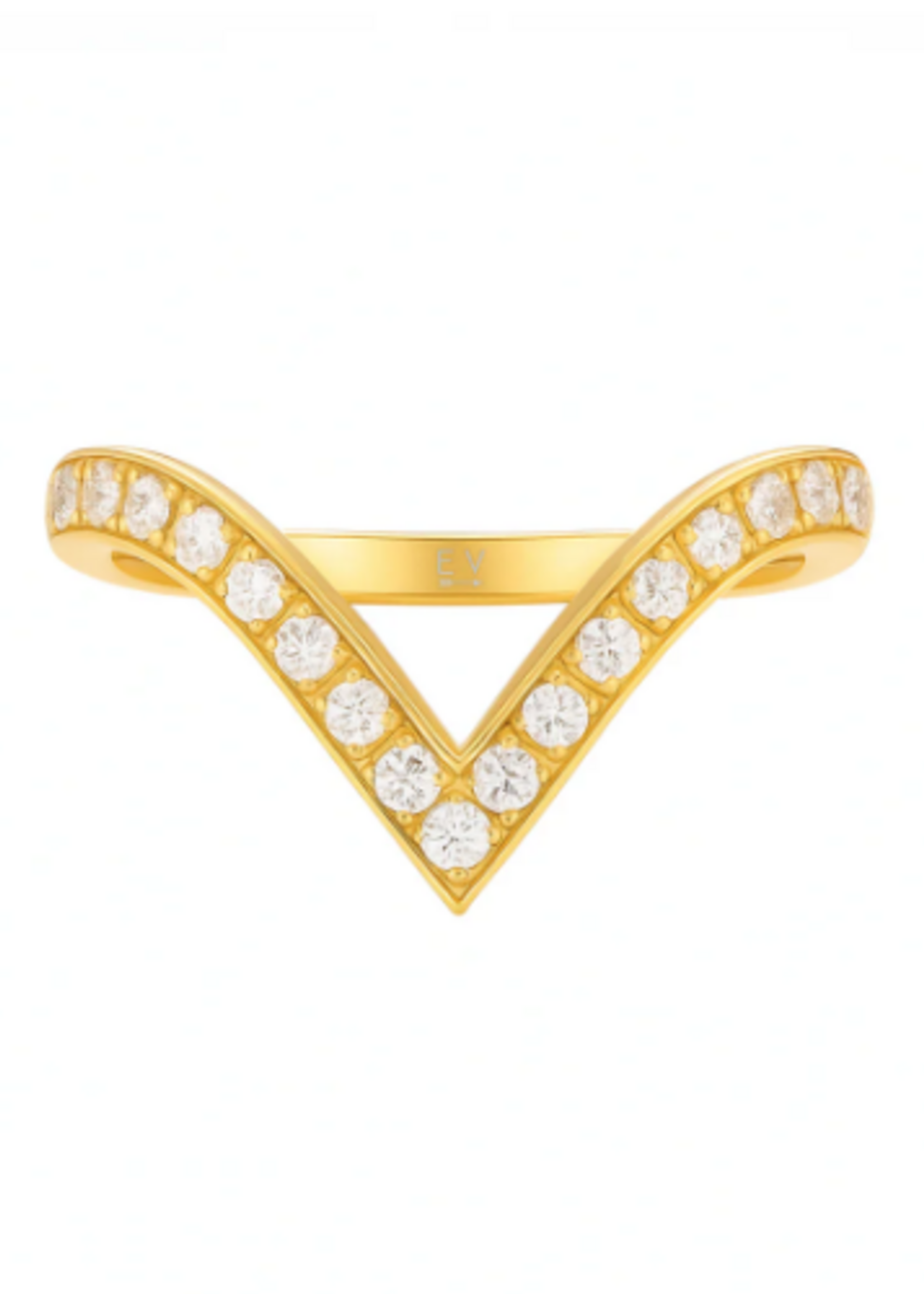 Hadley Dainty Wishbone Ring Size 8