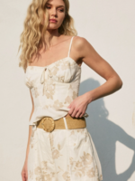 A Moment in Time Rattan Belt Shorts