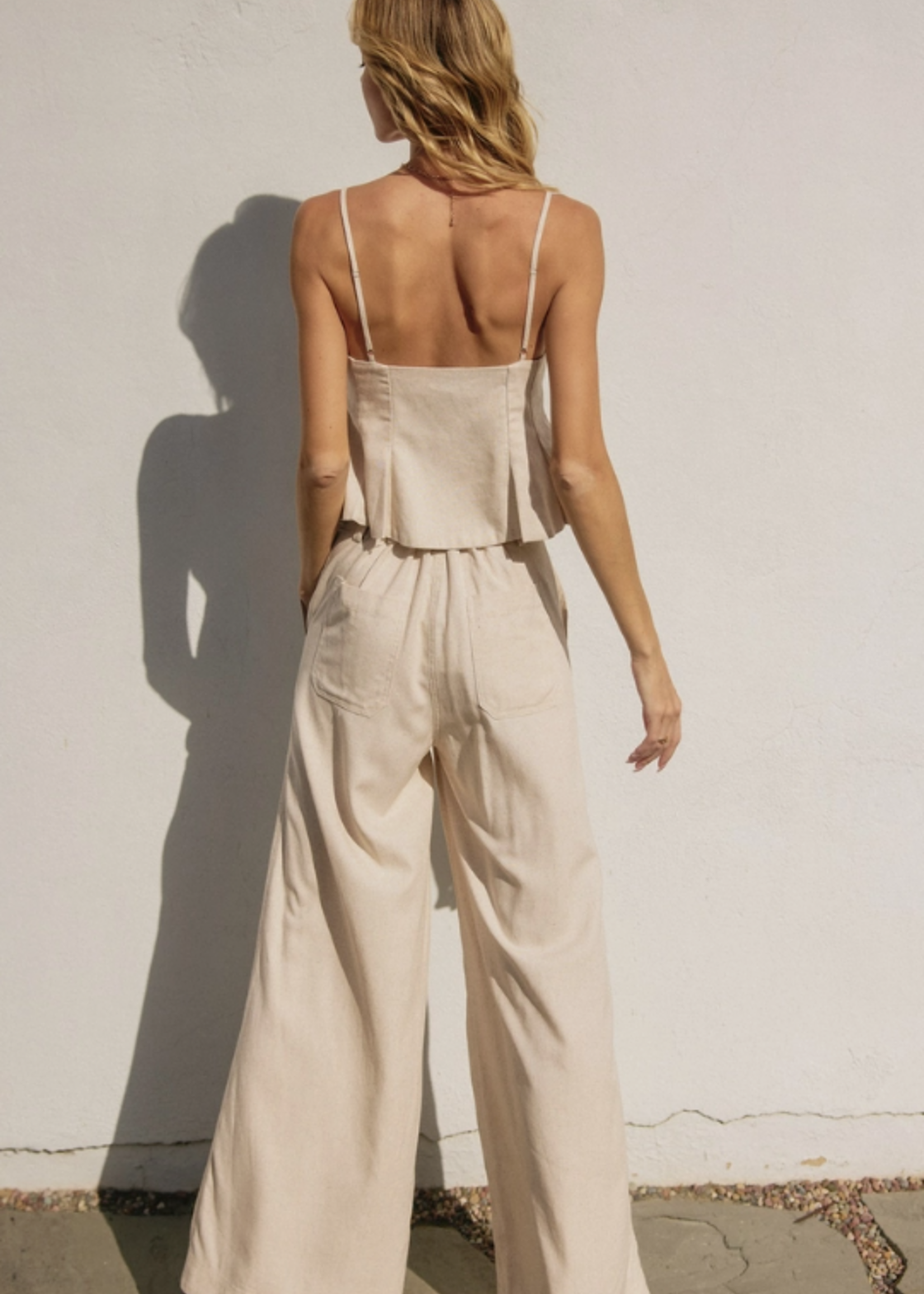 Heaven Sent Wide Leg Belted Pants