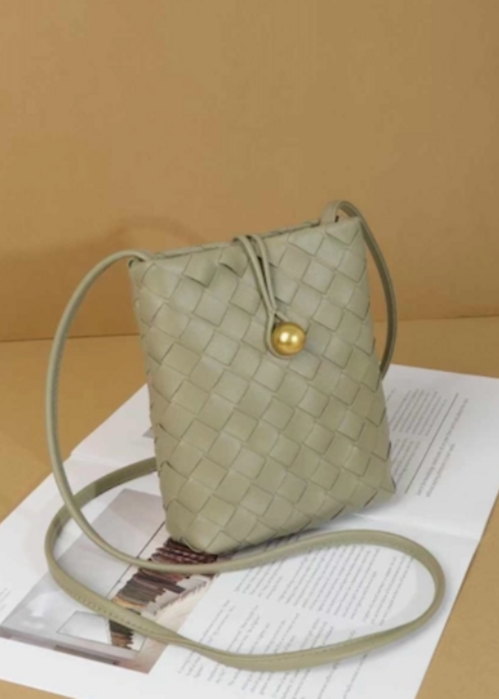 Small Woven Crossbody Bag