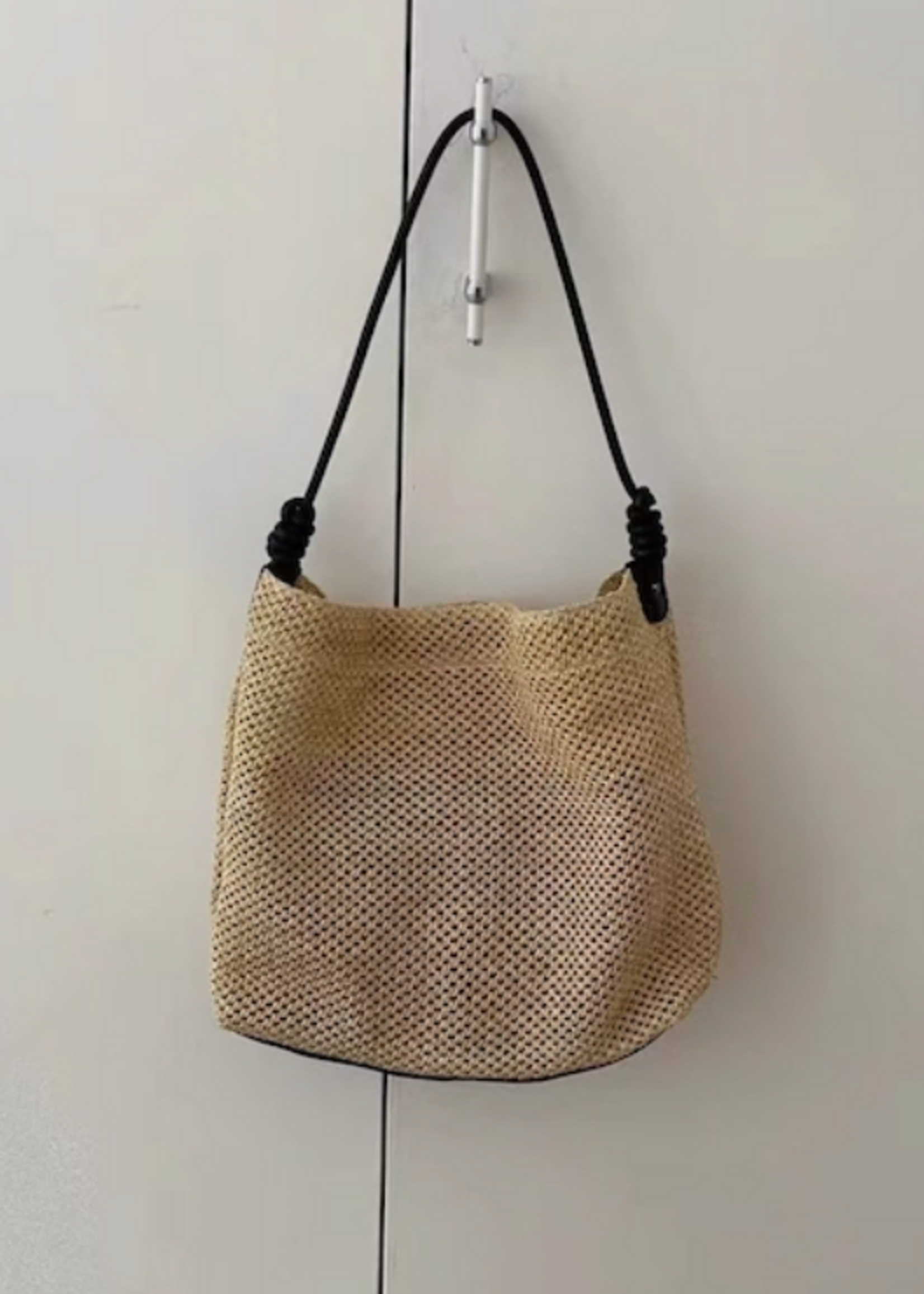Straw Tote Shoulder Bag