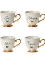 Teacup Shot Glasses Set