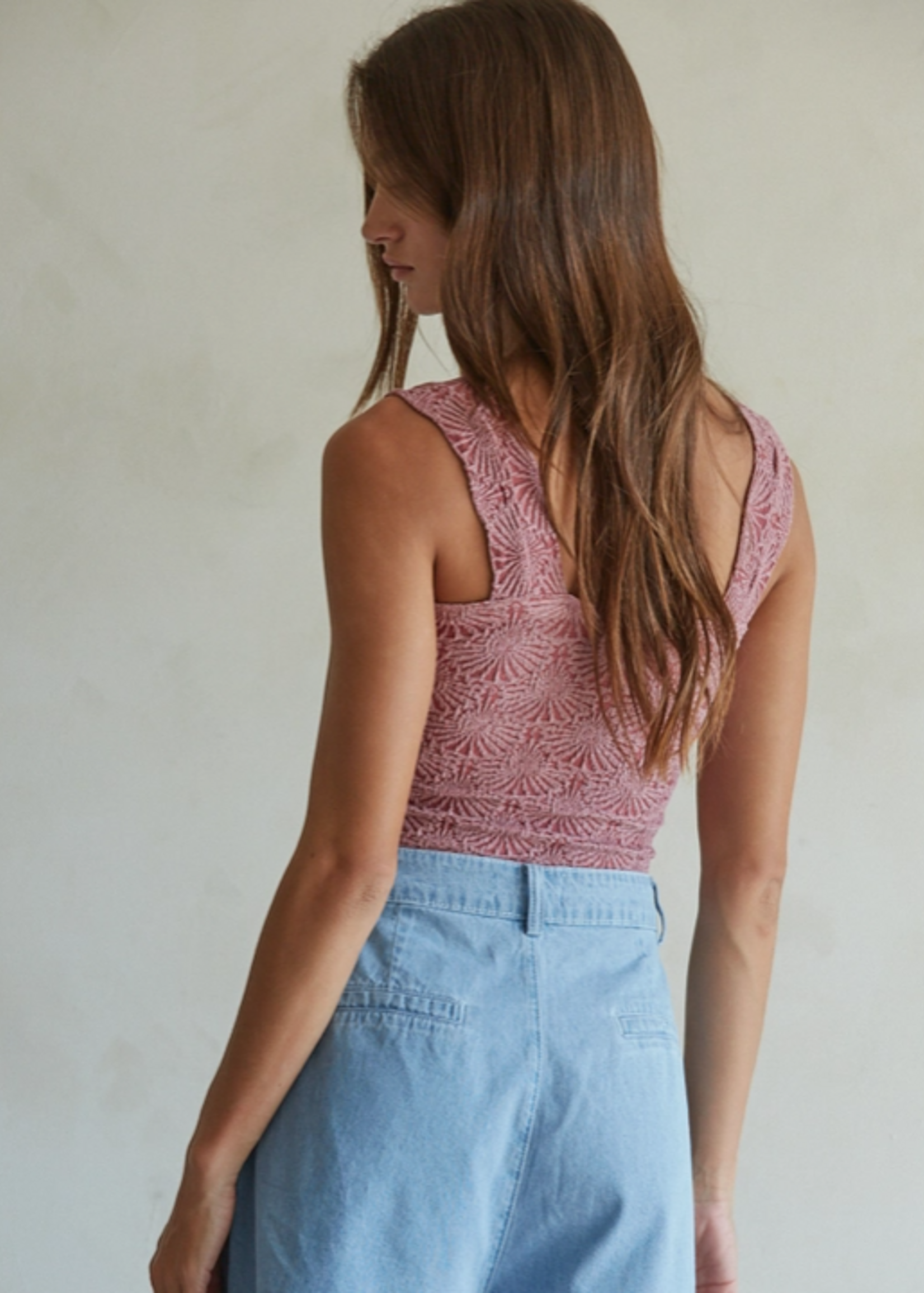 Seamless Jacquard Tank