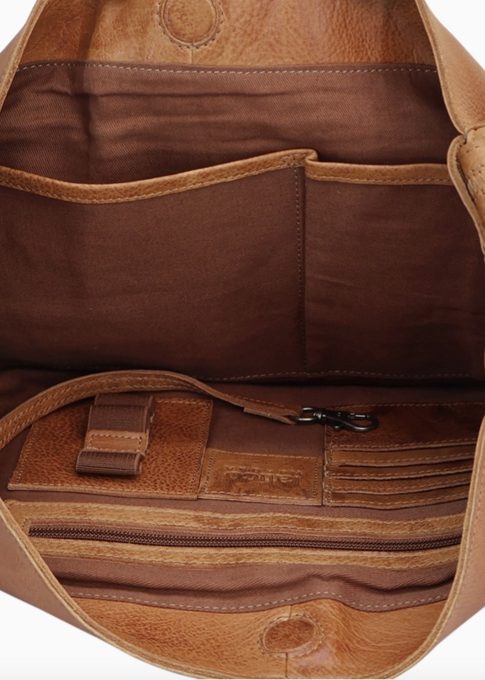 Lyons Handcrafted Leather Tote/Shoulder Bag Sky Blue