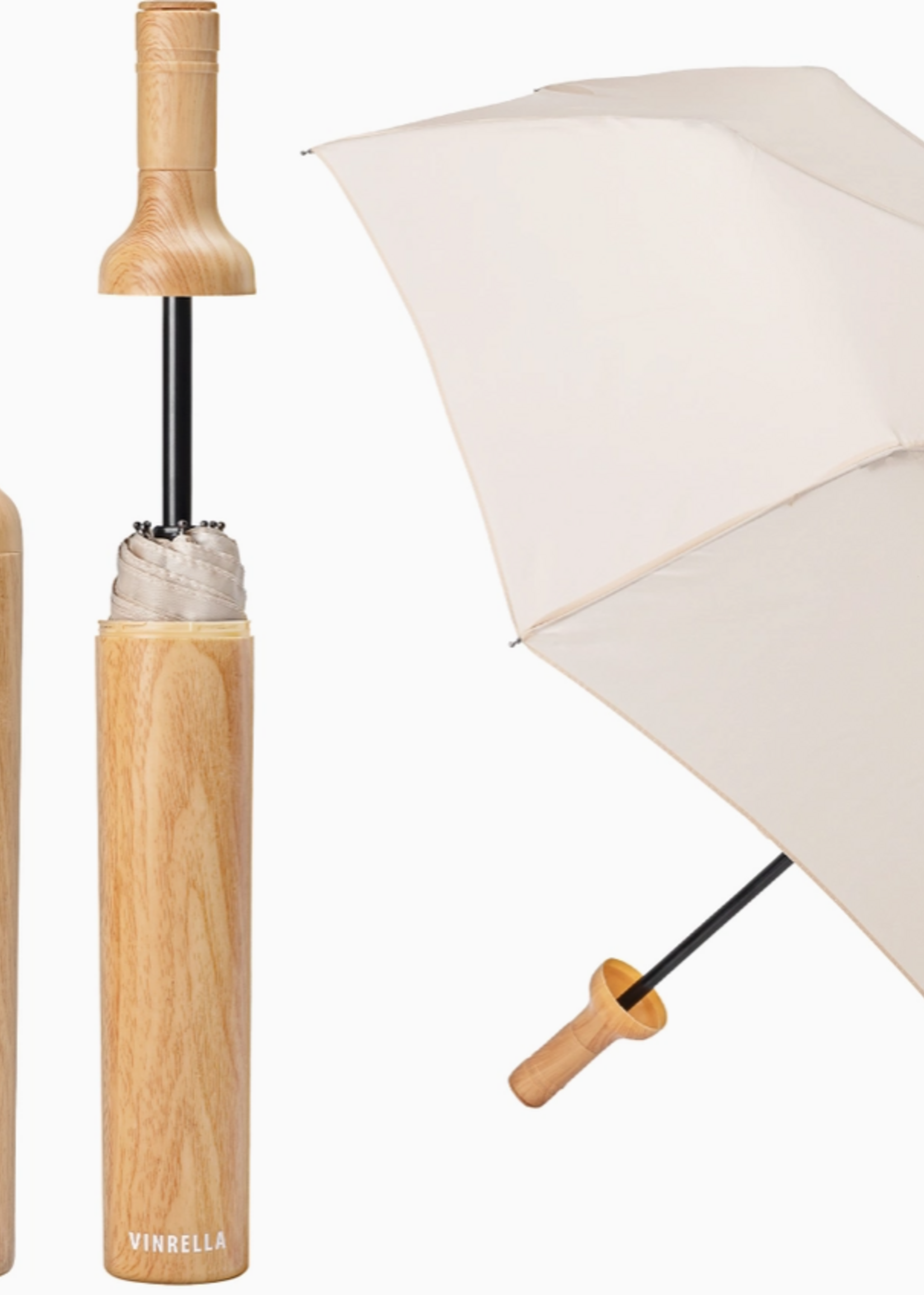 Wood Look Bottle Umbrella