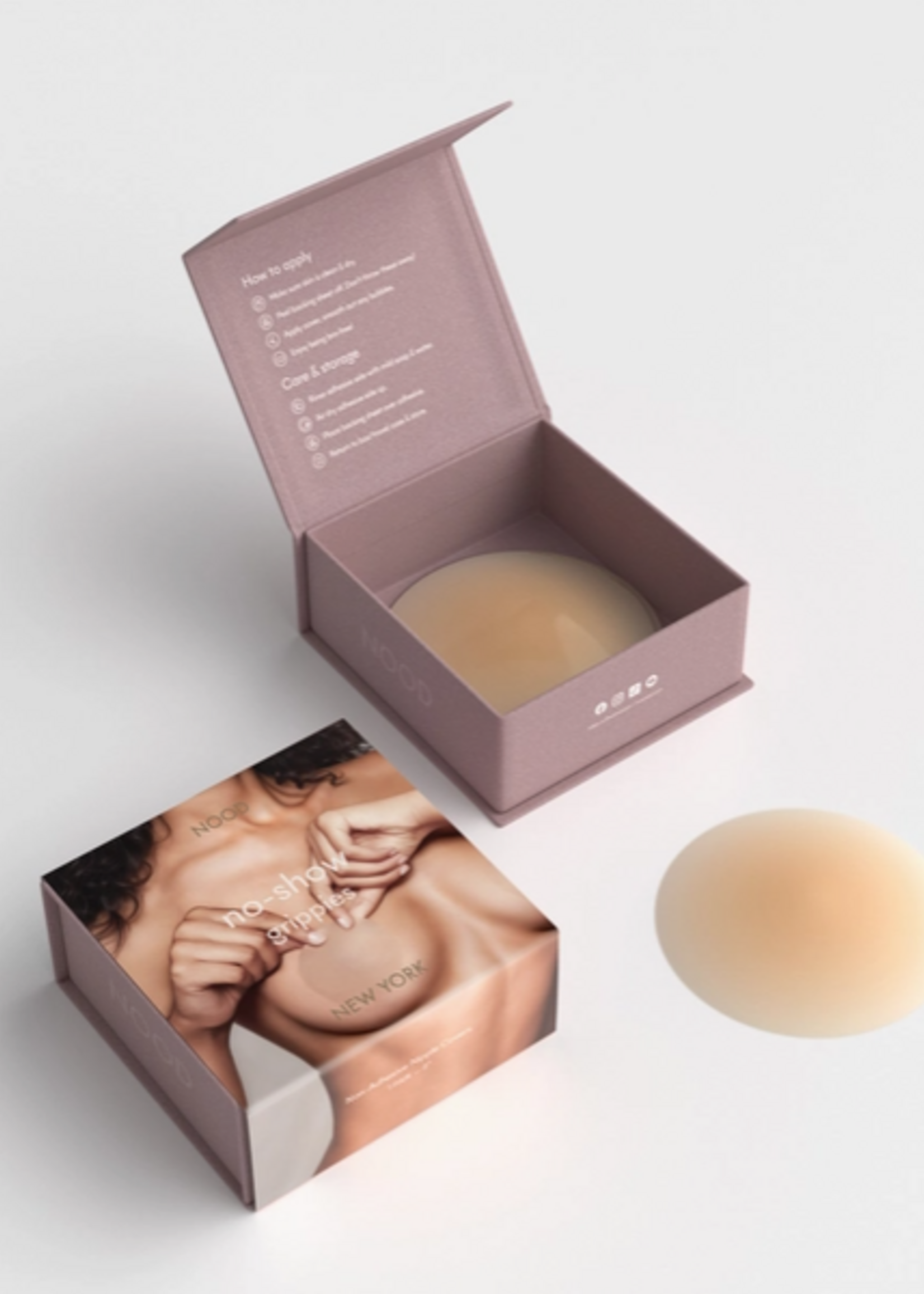 No-Show, Non-Adhesive Reusable Nipple Covers