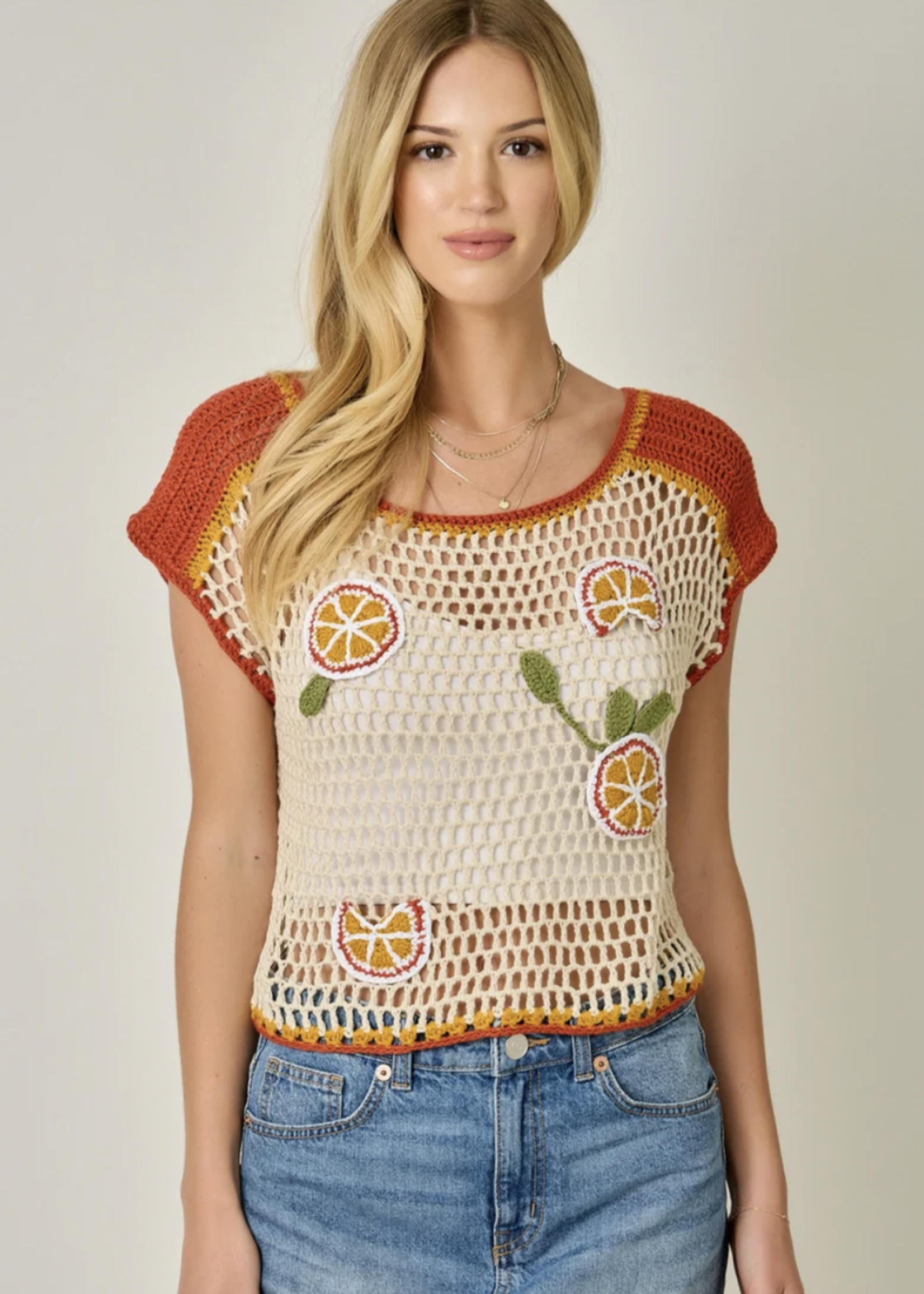 Citrus Crochet Top