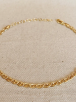 18k Gold Filled Detailed Mariner Anklet
