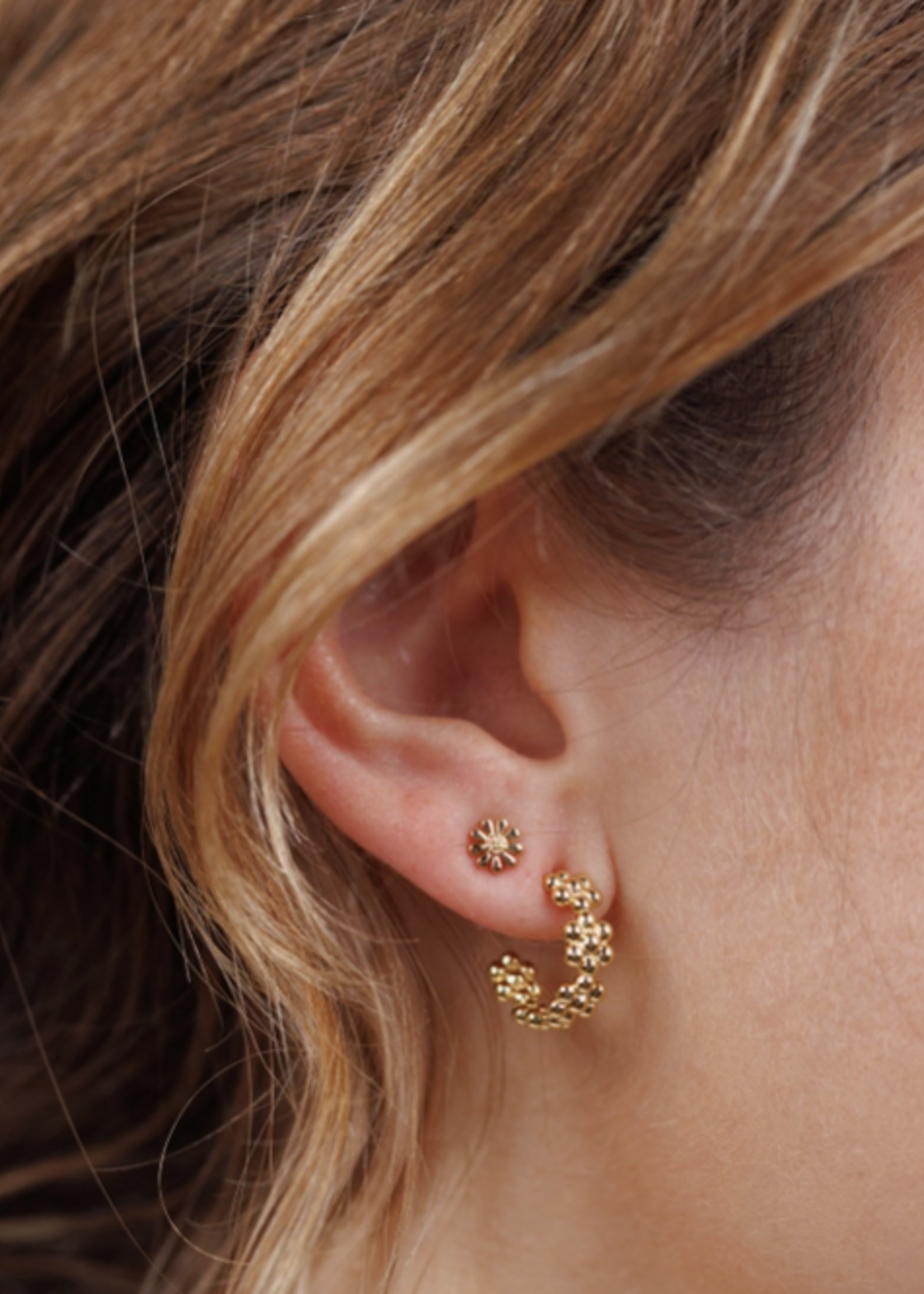 Petite Flower Hoop