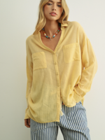 Button-Down Basic Cotton Shirt