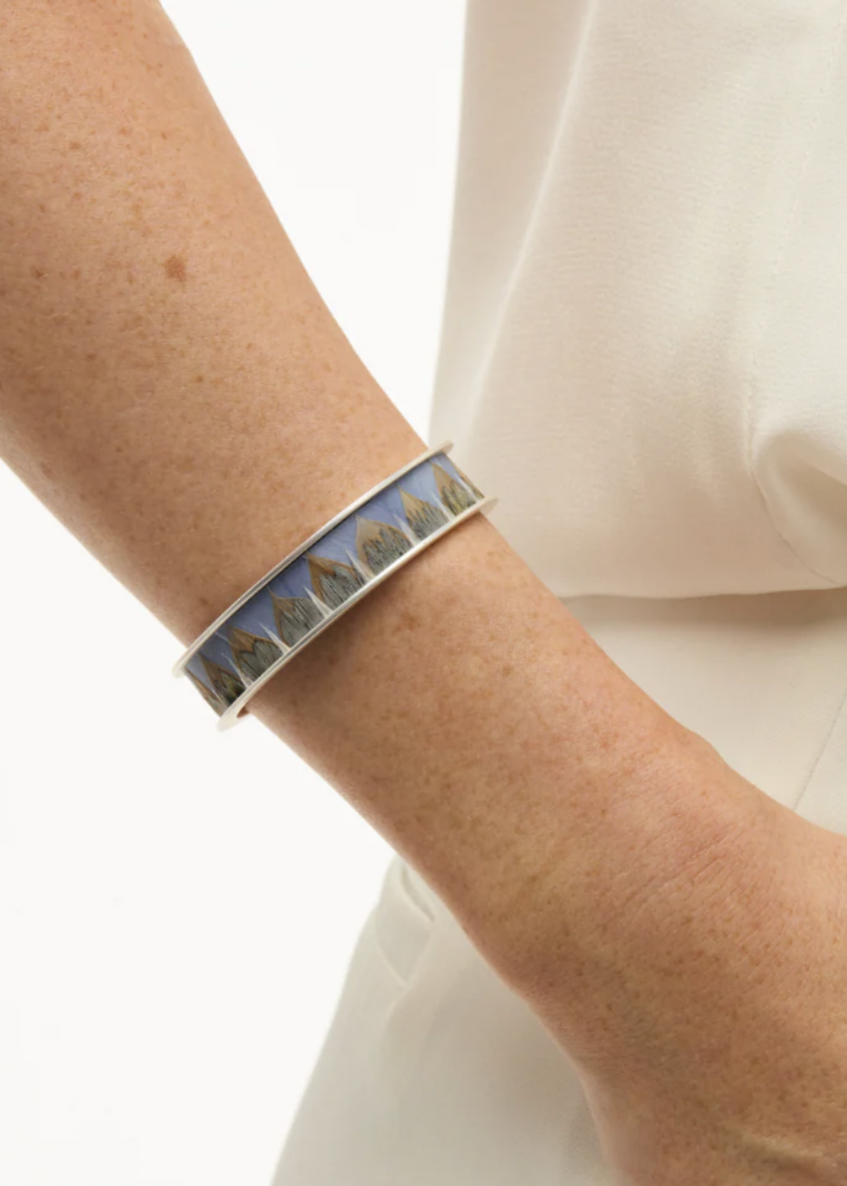 Brianna Silver Thin  Cuff