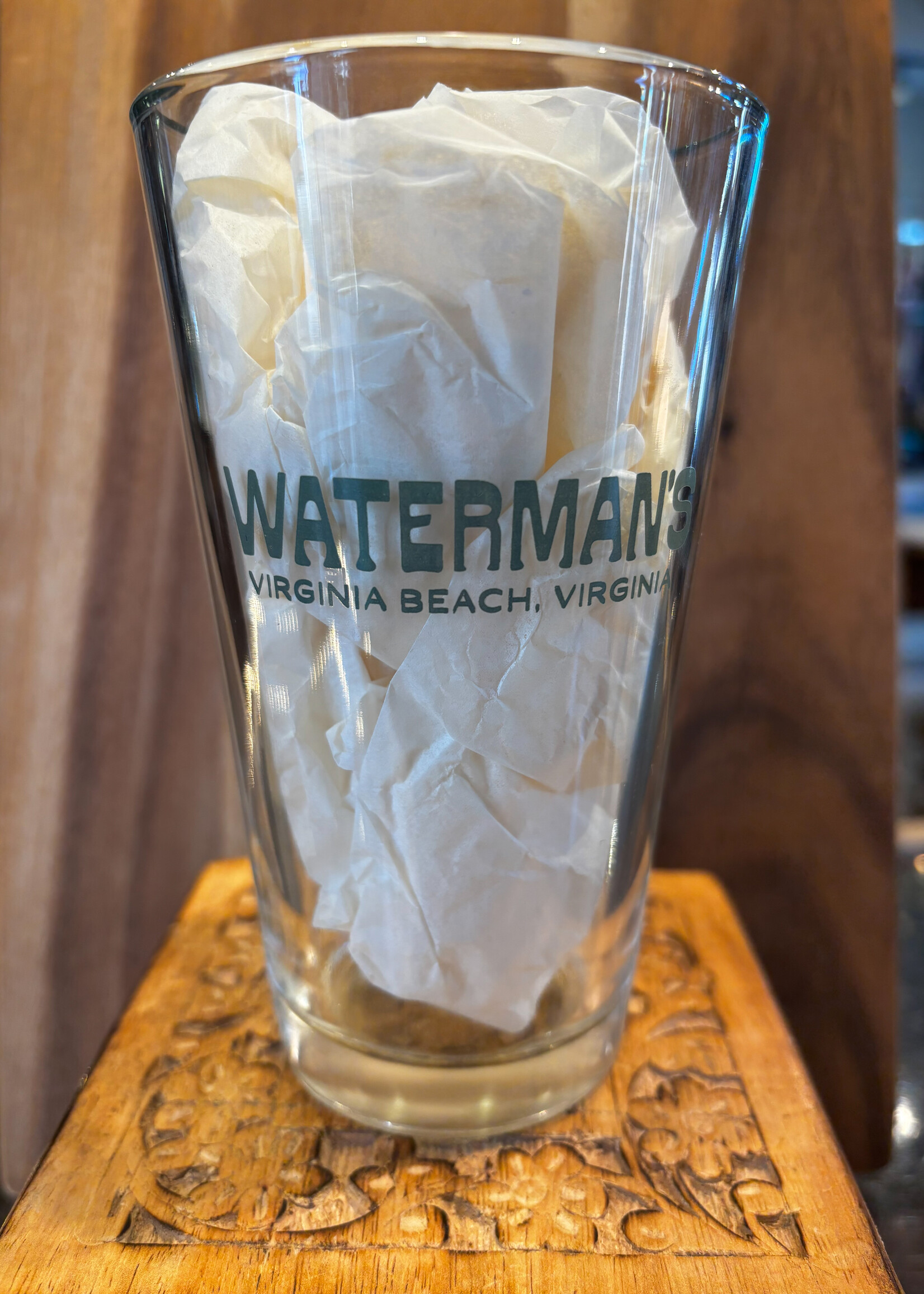 Waterman's Surfer Cowgirl Pint Glass