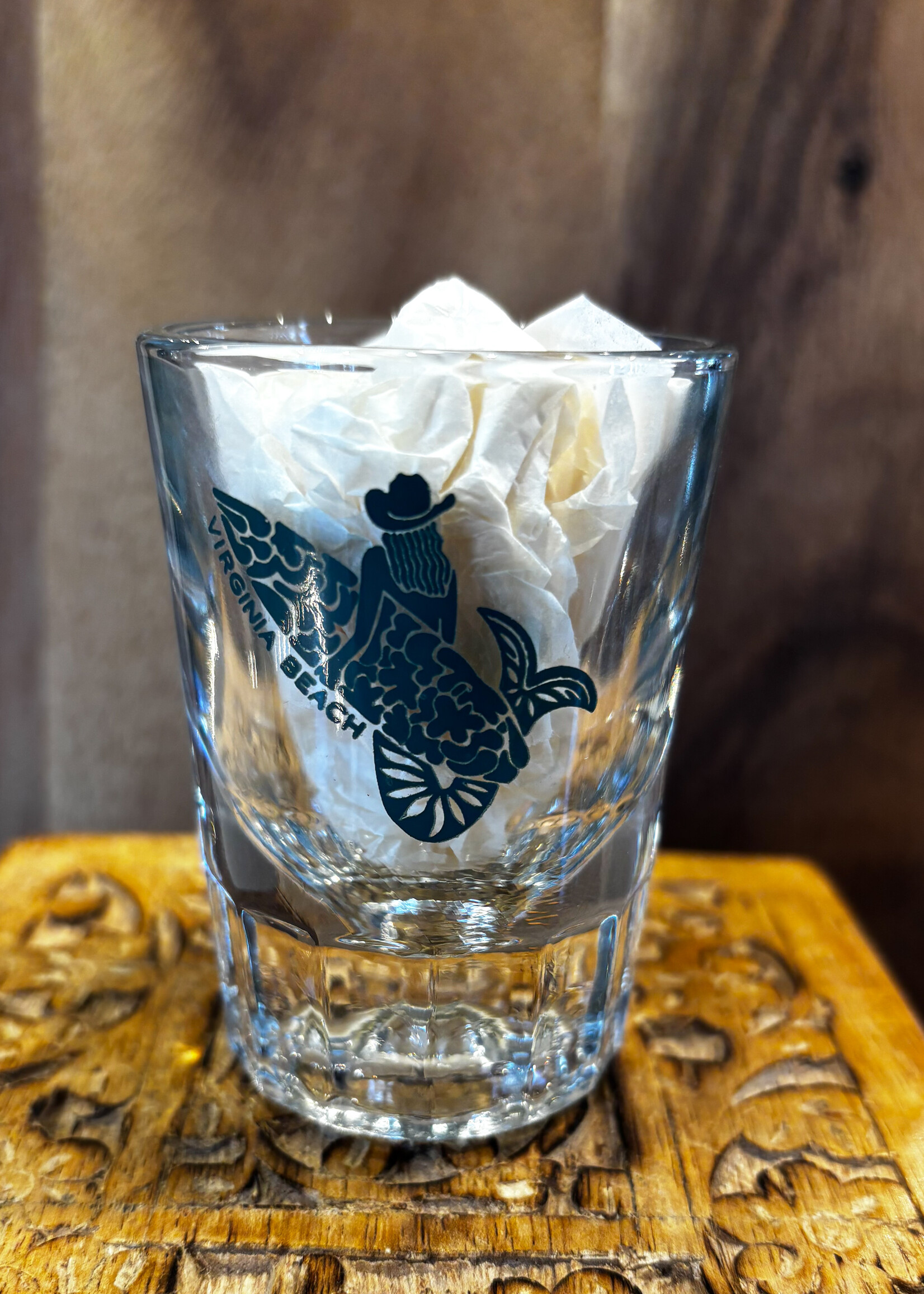 Waterman's Surfer Cowgirl Fluted Shot Glass