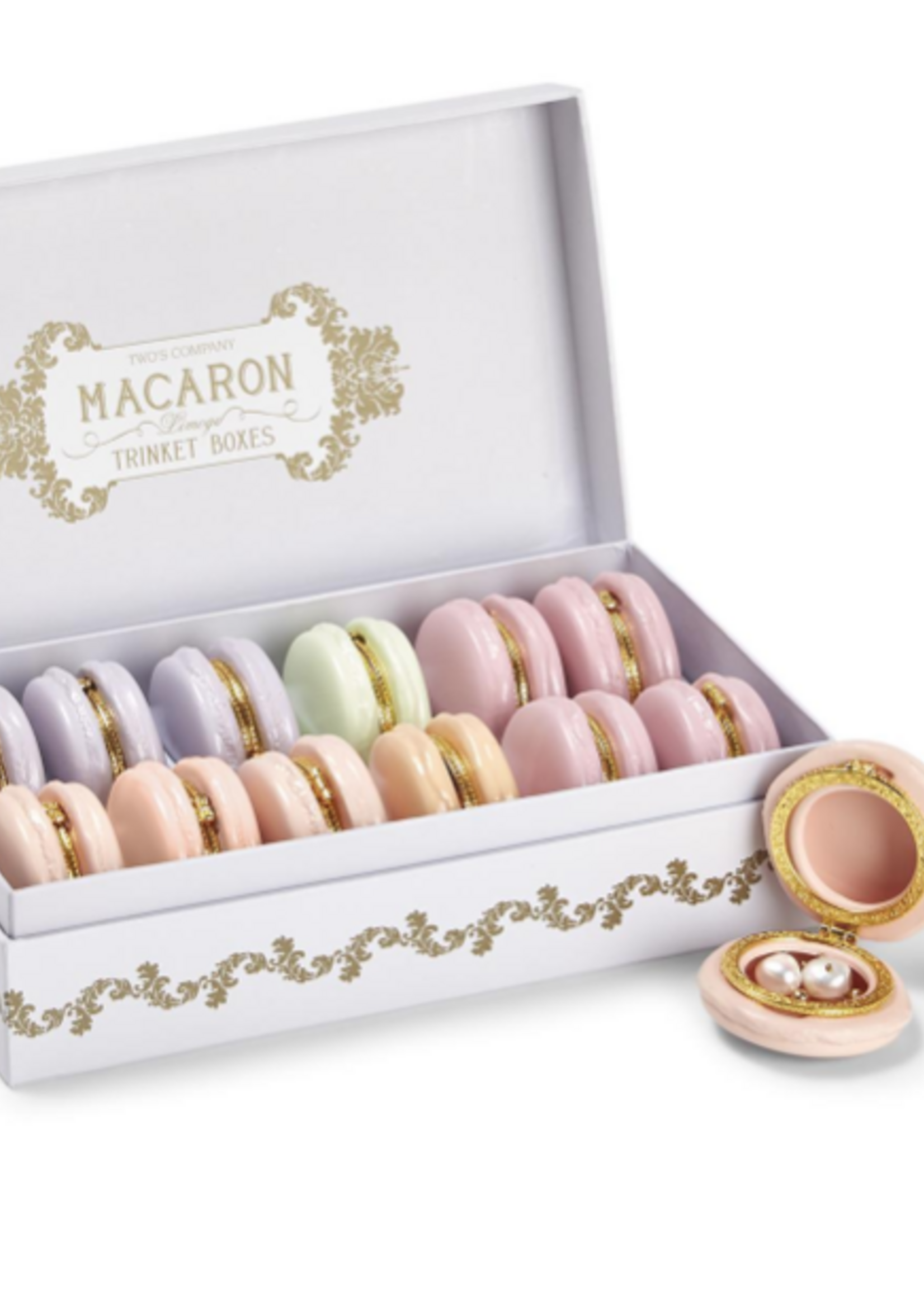 Assorted Macaron Trinket Box