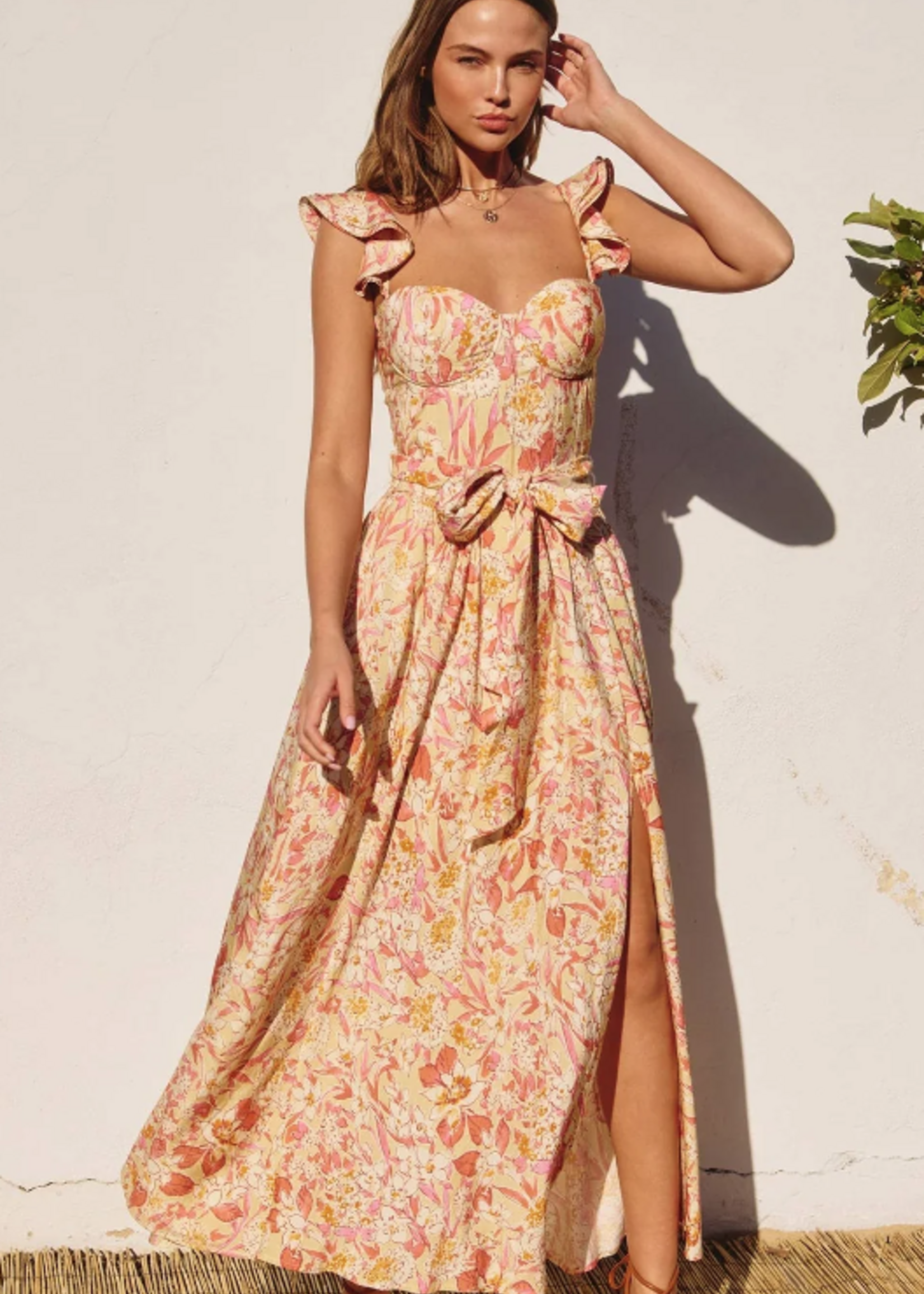 Probably Should Corset Flutter Dress