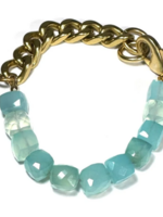 Remix: Chalcedony Cubes Bracelet