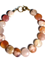 Narrow Cherry Blossom Coin Bracelet