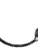 Hematite & Peacock Baroque Pearl Necklace