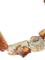 Snakeskin Jasper Statement Necklace