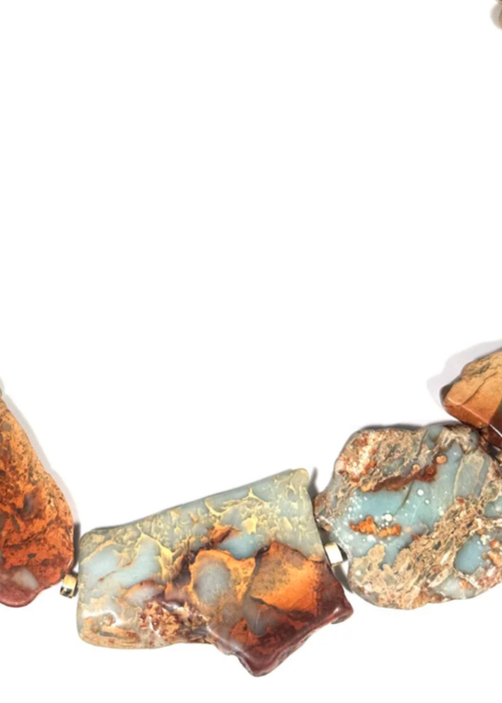 Snakeskin Jasper Statement Necklace