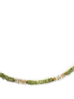 Peridot & Citrine Mini Beaded Necklace