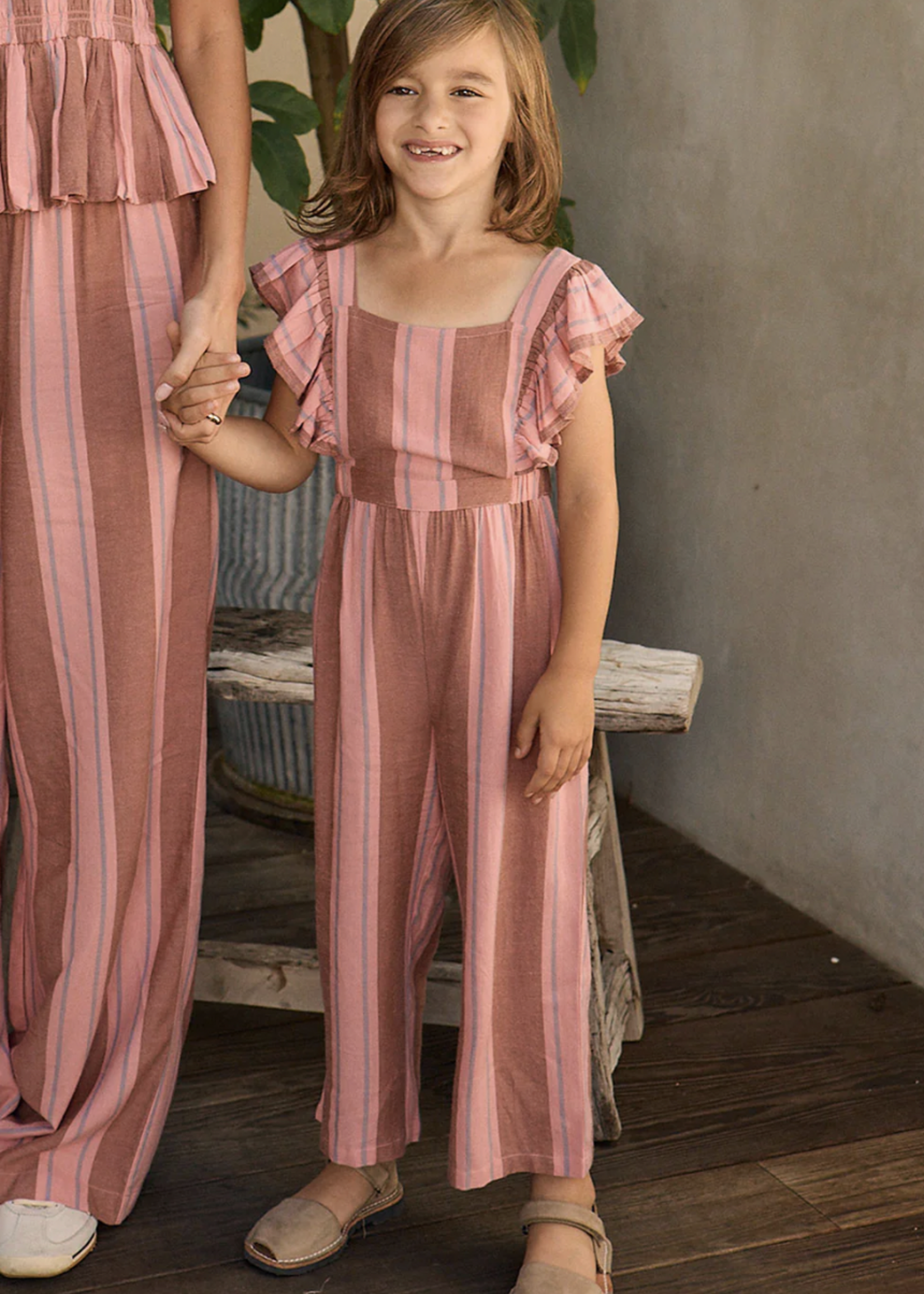 Striped Coffee Mini Me Jumper