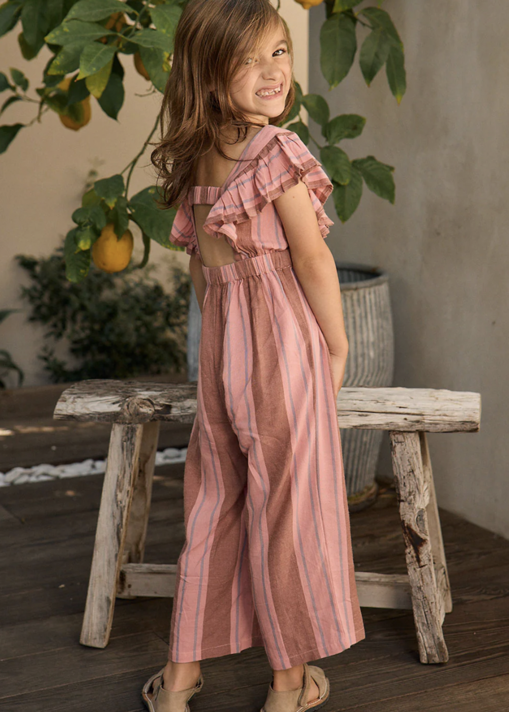 Striped Coffee Mini Me Jumper