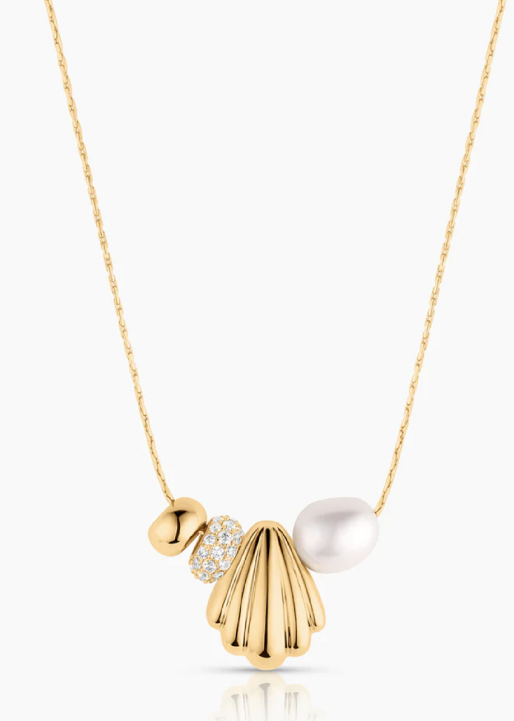 Lina Shell Bead Necklace