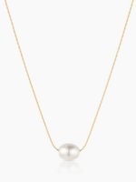 Isla Pearl Snake Chain Necklace
