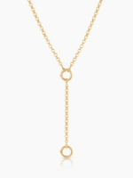 Vienna Rolo Charm Lariat Necklace