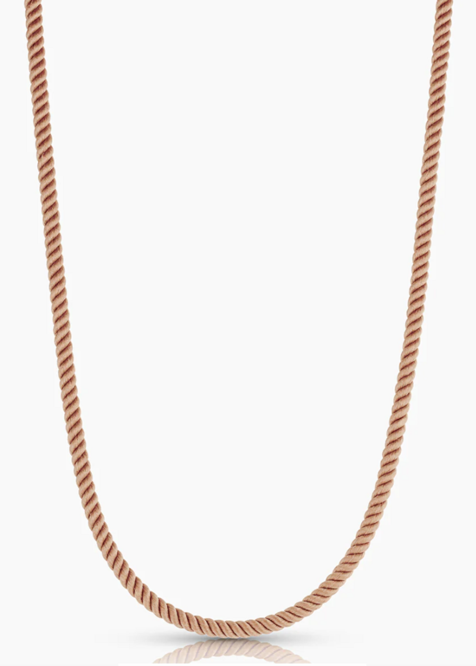 Coco Sand Silk Cord Necklace