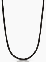 Coco Noir Silk Cord Necklace