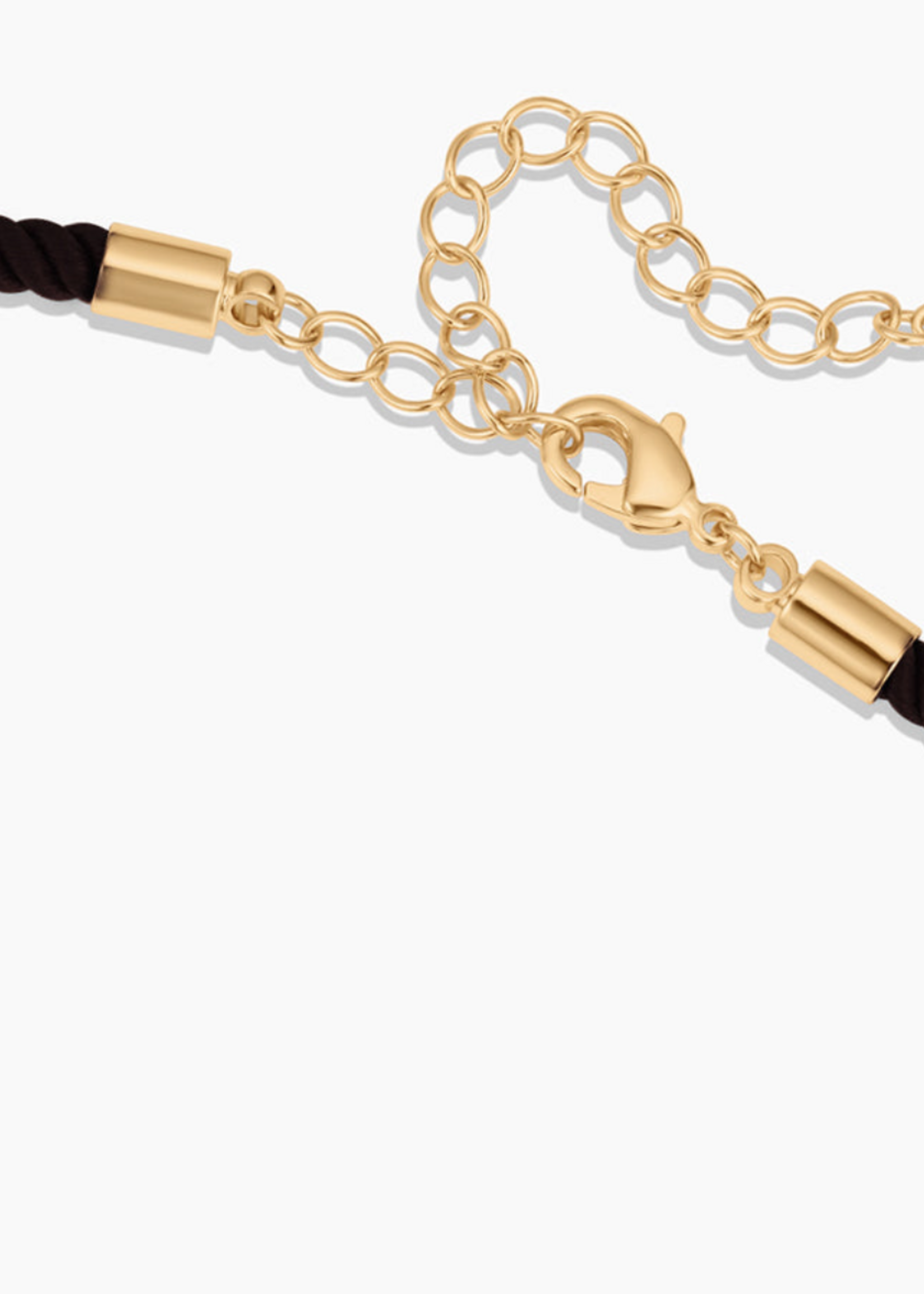 Coco Noir Silk Cord Necklace