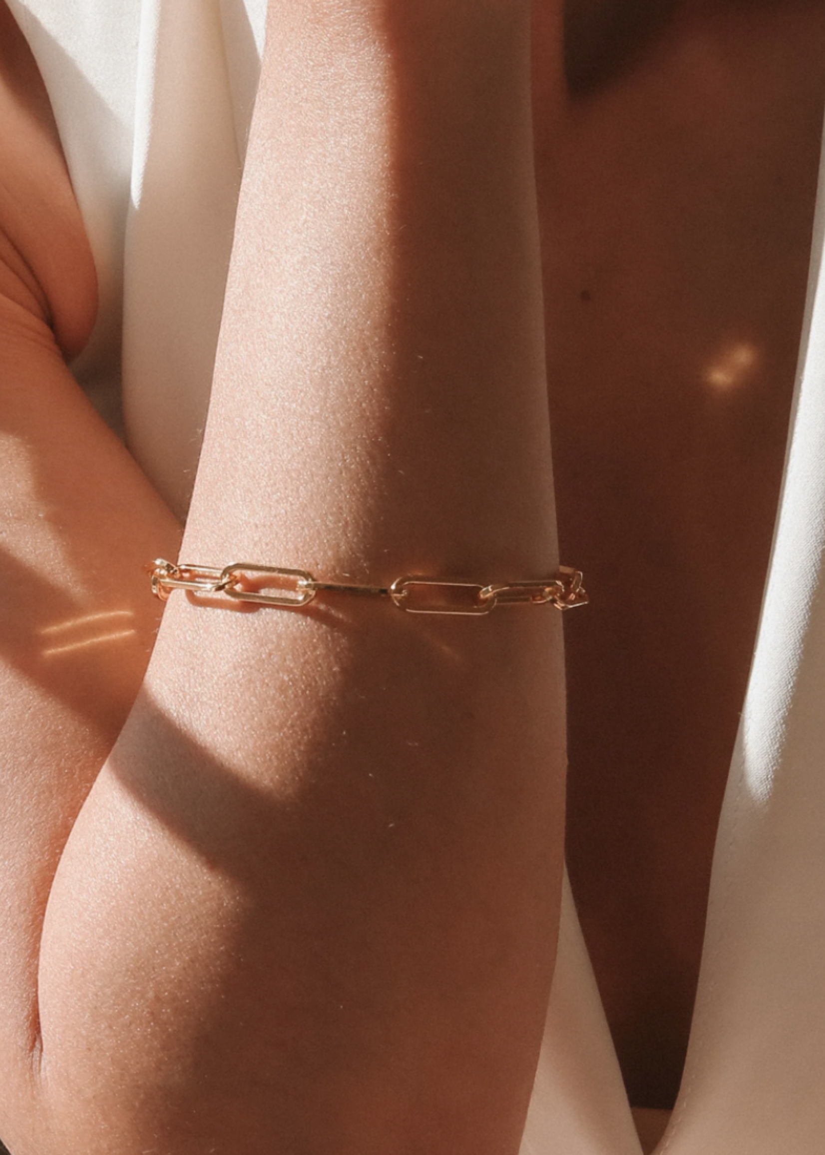 Allegra Paperclip Bracelet
