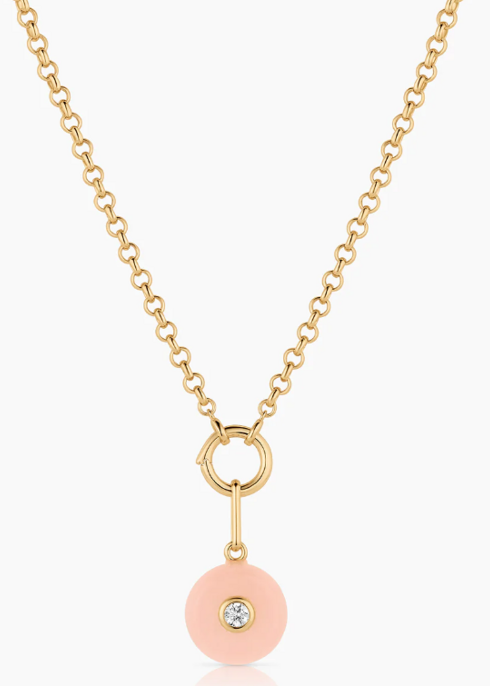 Bon Bon Pink Jade Charm