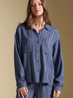 Liu Indigo Top